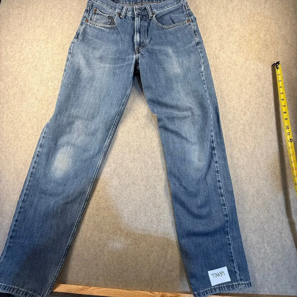 Levis 550 Relaxed Fit Tapered Leg Jeans Medium Wash Blue Denim Mens 31x34